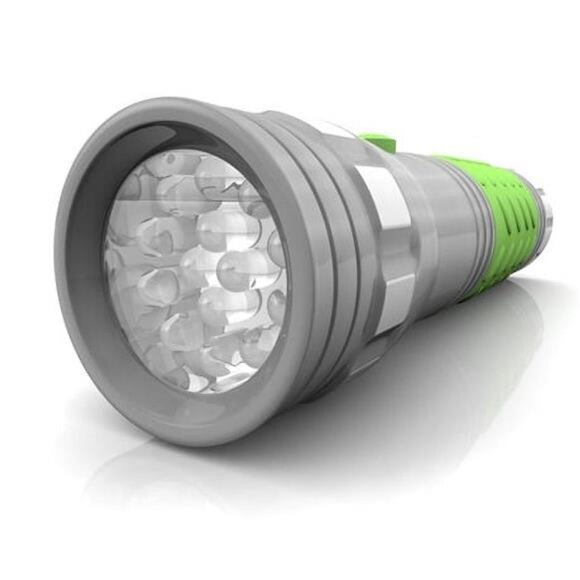 Brite Essentials 3AAA LED Glow In The Dark Flashlight - Picture 1 of 4